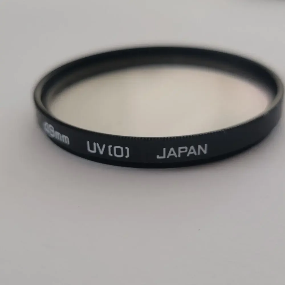 Hoya HMC UV(0) 49mm Camera Lens Filter Black Made In Japan UV Protection